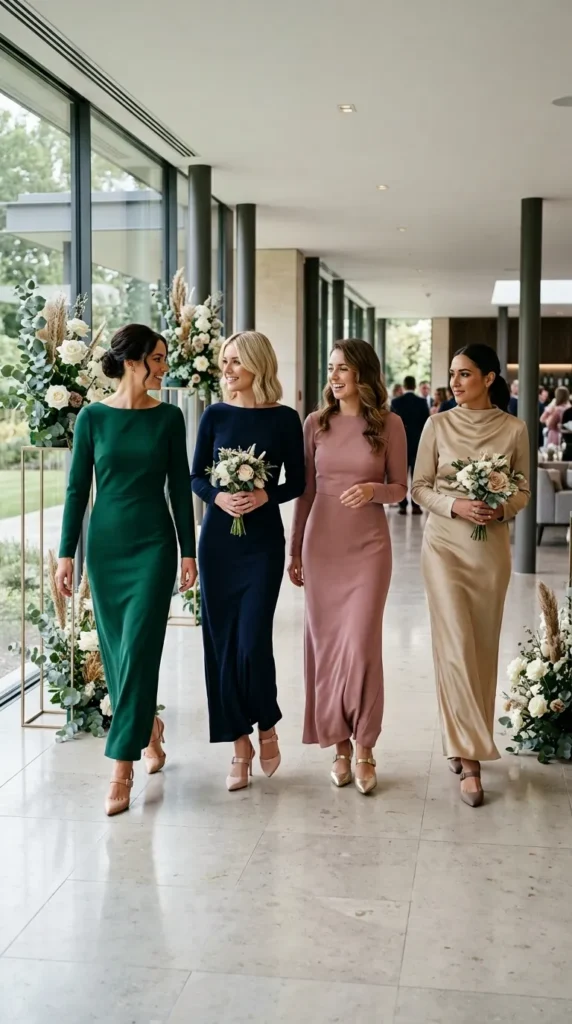 Elegant Slingbacks for a Modern Bridal Party
