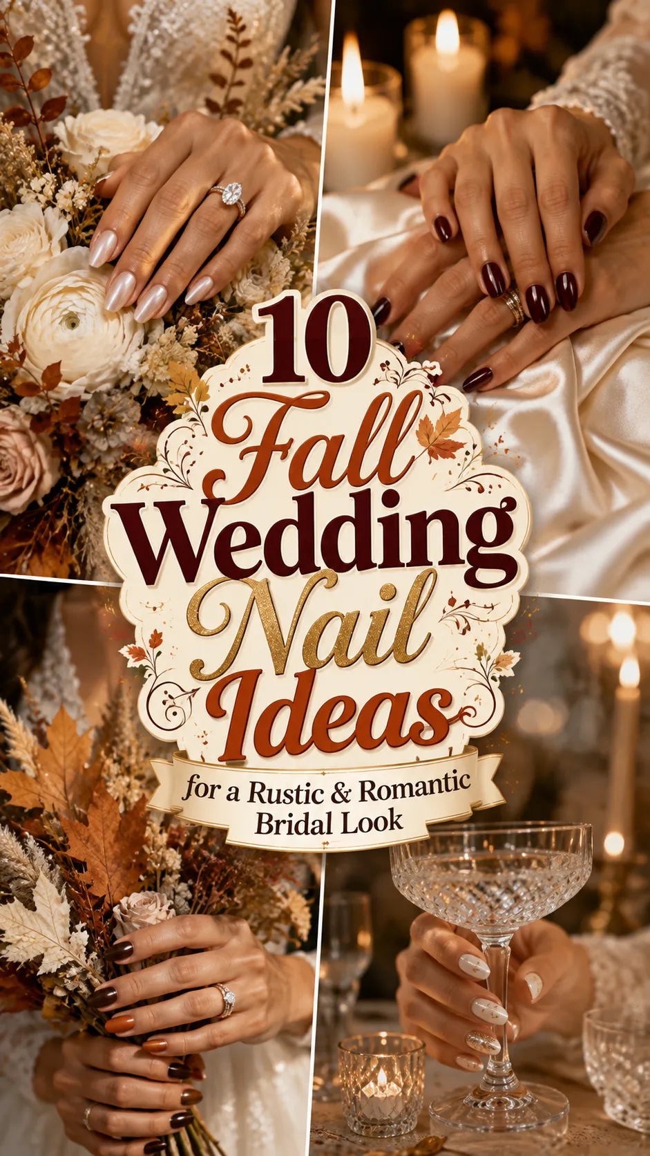 Fall Wedding Nail Ideas for a Rustic & Romantic Bridal Look (2026)