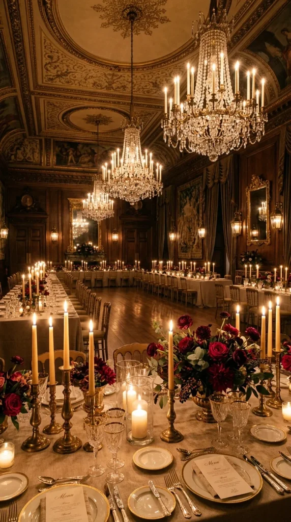 Fill the Venue with Warm Candlelight