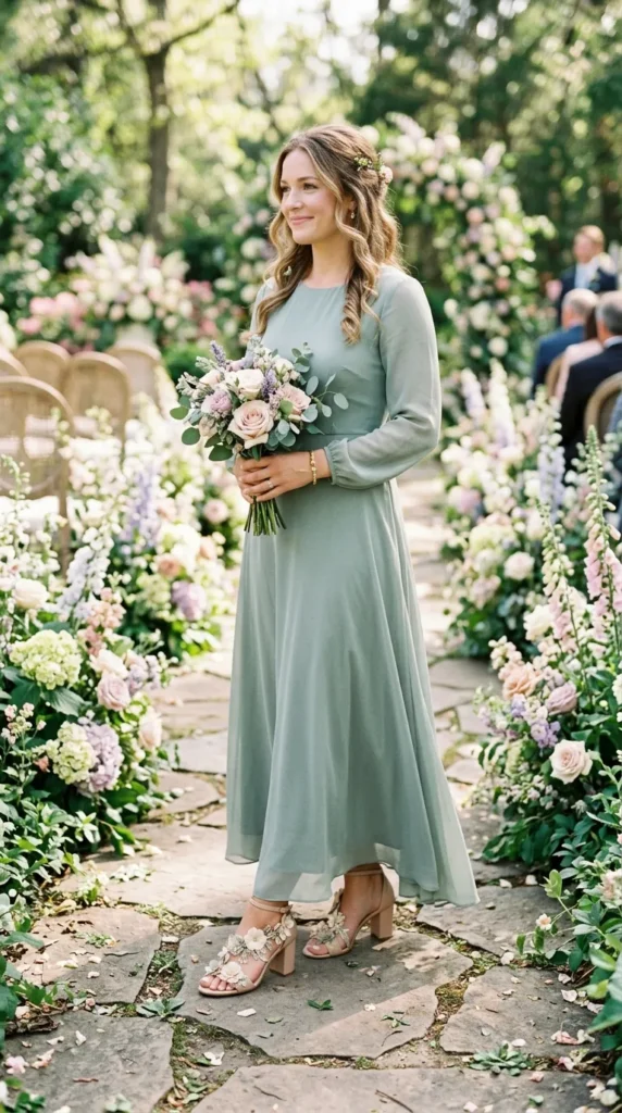 Floral-Detail Shoes for a Romantic Wedding
