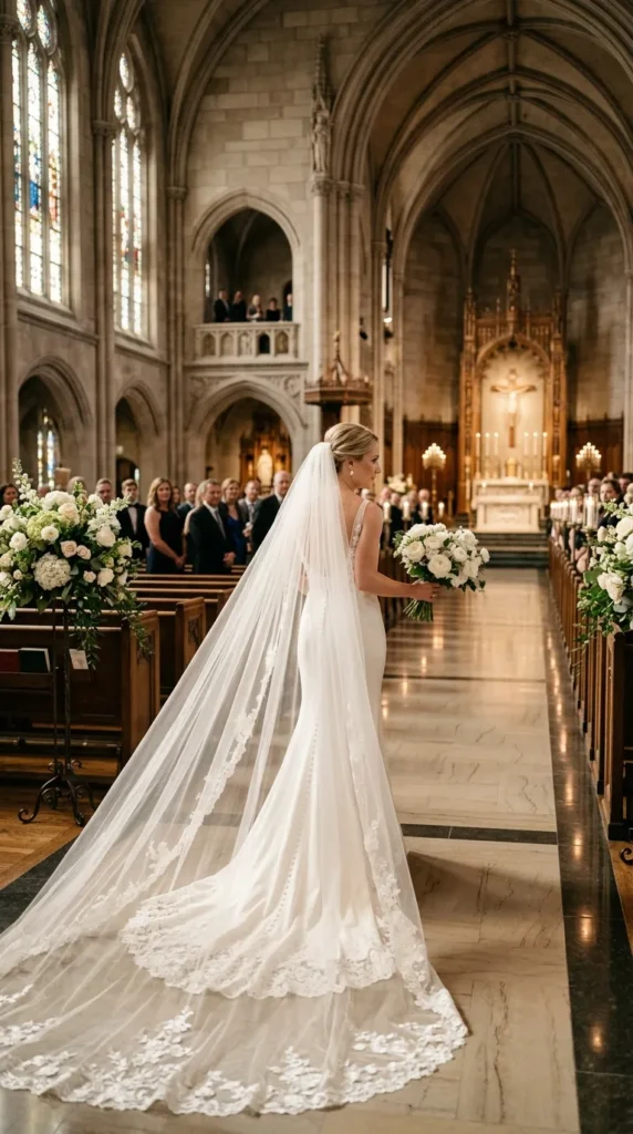 Go Dramatic With a Cathedral Veil