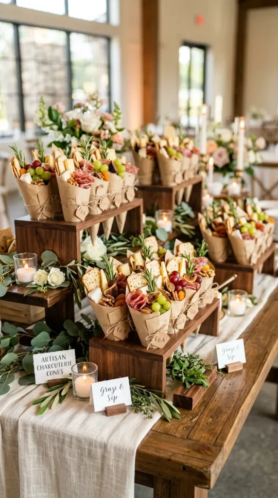 Gourmet Charcuterie Cones