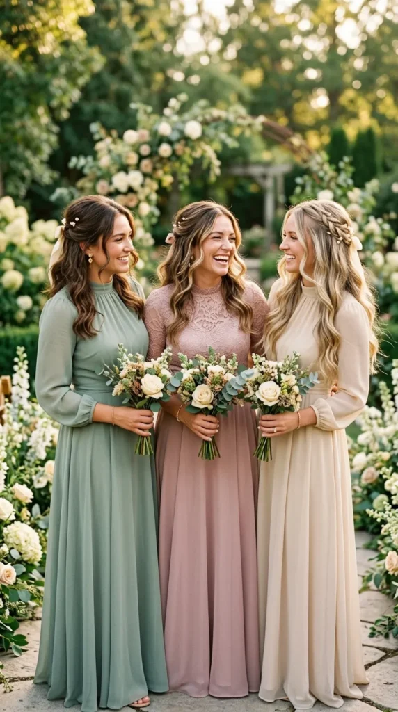 Half-Up Waves for Effortless Romantic Style
