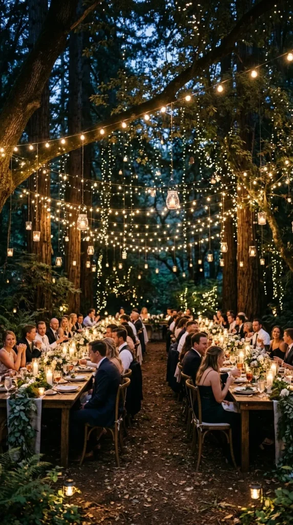 Hang String Lights and Lanterns
