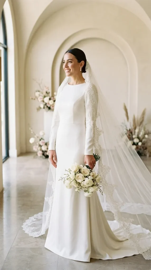 Heirloom-Inspired Veil With Modern Styling