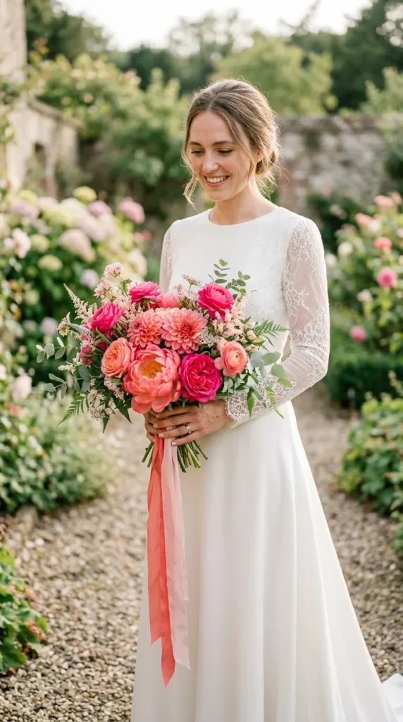 Hot Pink & Coral Bouquet