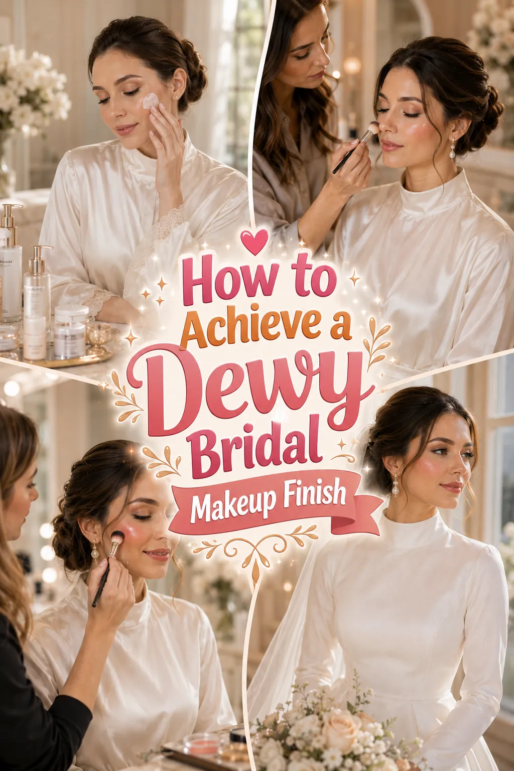 How to Achieve a Dewy Bridal Makeup Finish