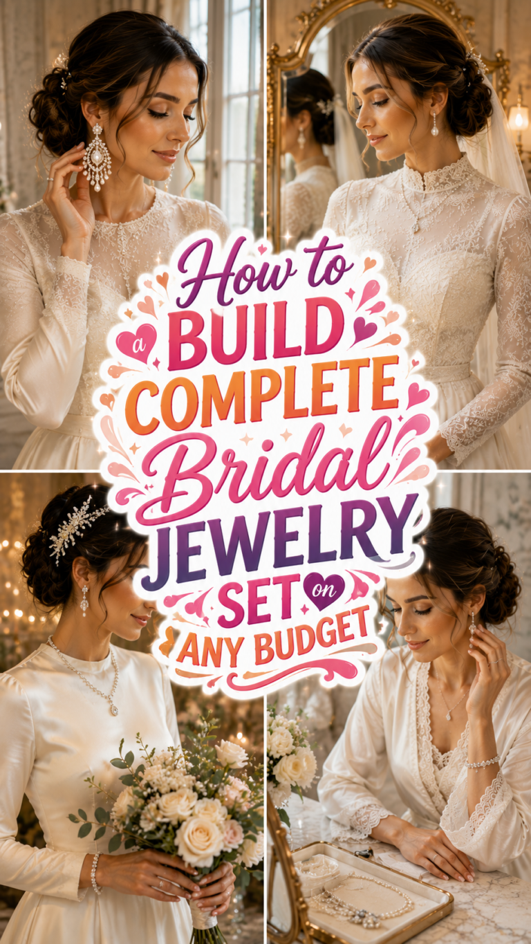 How to Build a Complete Bridal Jewelry Set on Any Budget