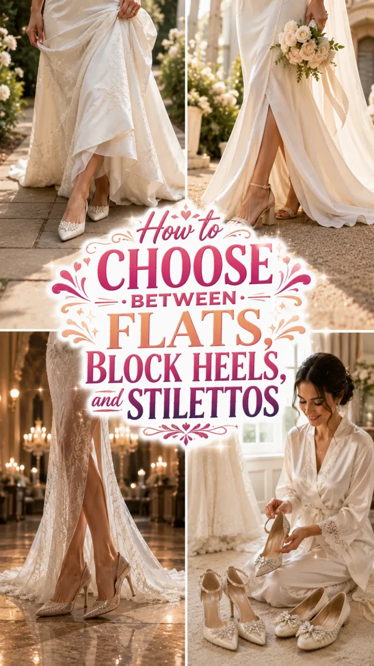 How to Choose Between Flats, Block Heels, and Stilettos