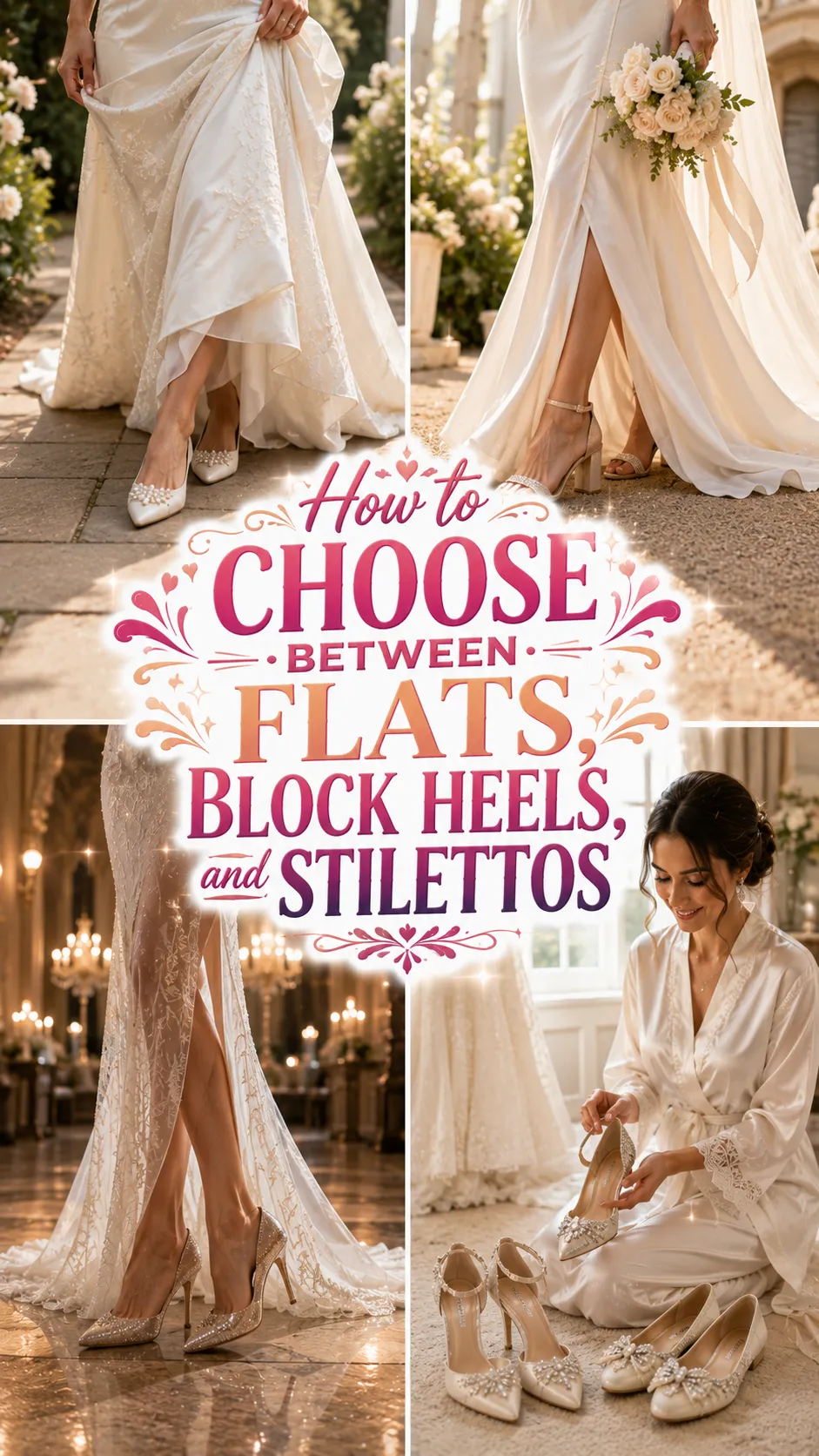 How to Choose Between Flats, Block Heels, and Stilettos