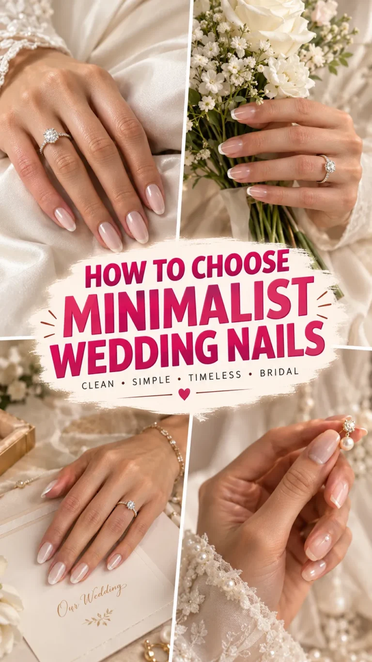 How to Choose Nail Designs for a Minimalist Wedding