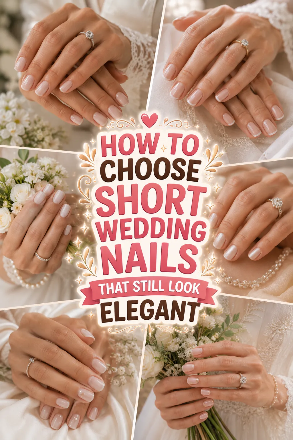 How to Choose Short Wedding Nails That Still Look Elegant