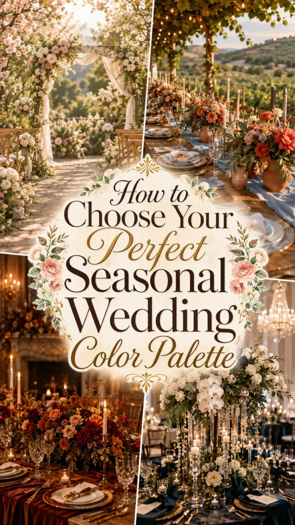 How to Choose Your Perfect Seasonal Wedding Color Palette
