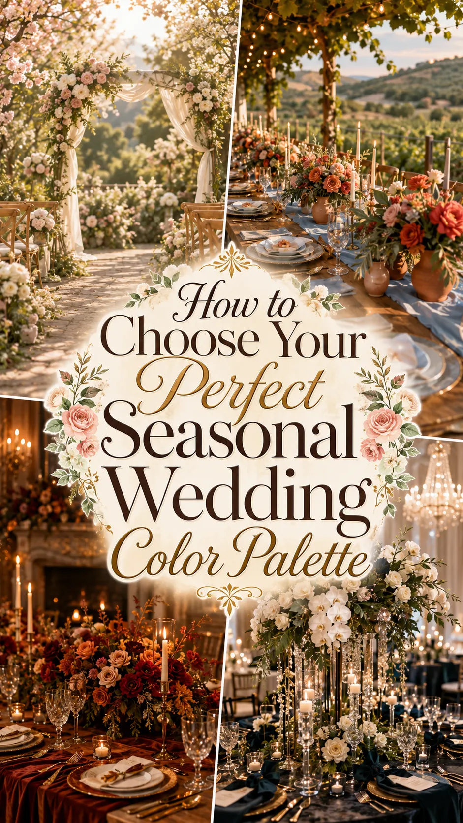 How to Choose Your Perfect Seasonal Wedding Color Palette