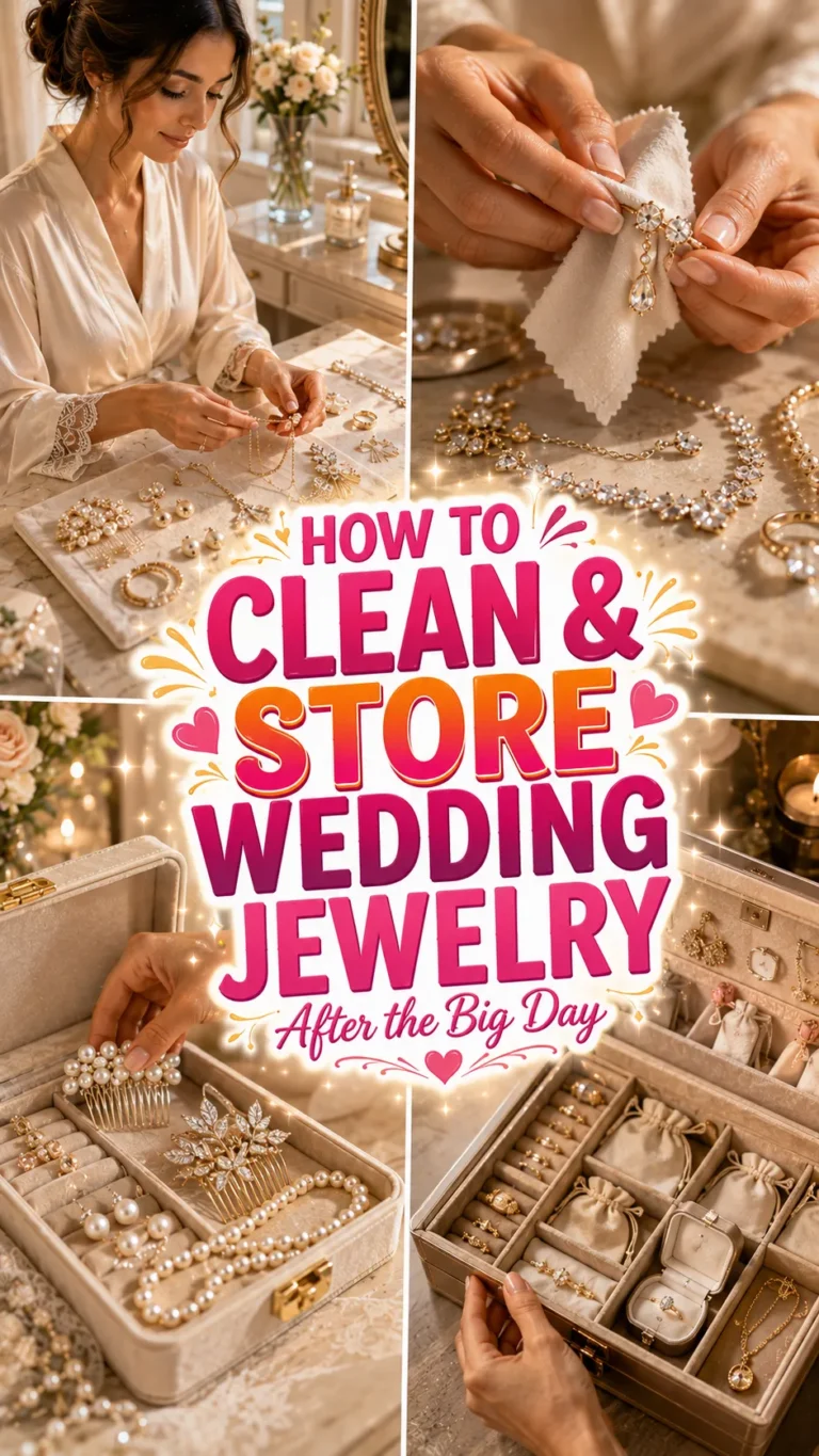 How to Clean and Store Wedding Jewelry After the Big Day
