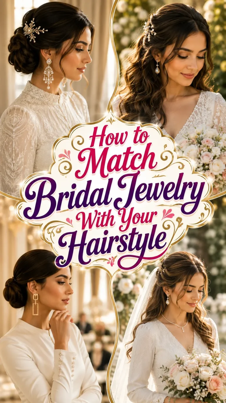 How to Match Bridal Jewelry With Your Hairstyle