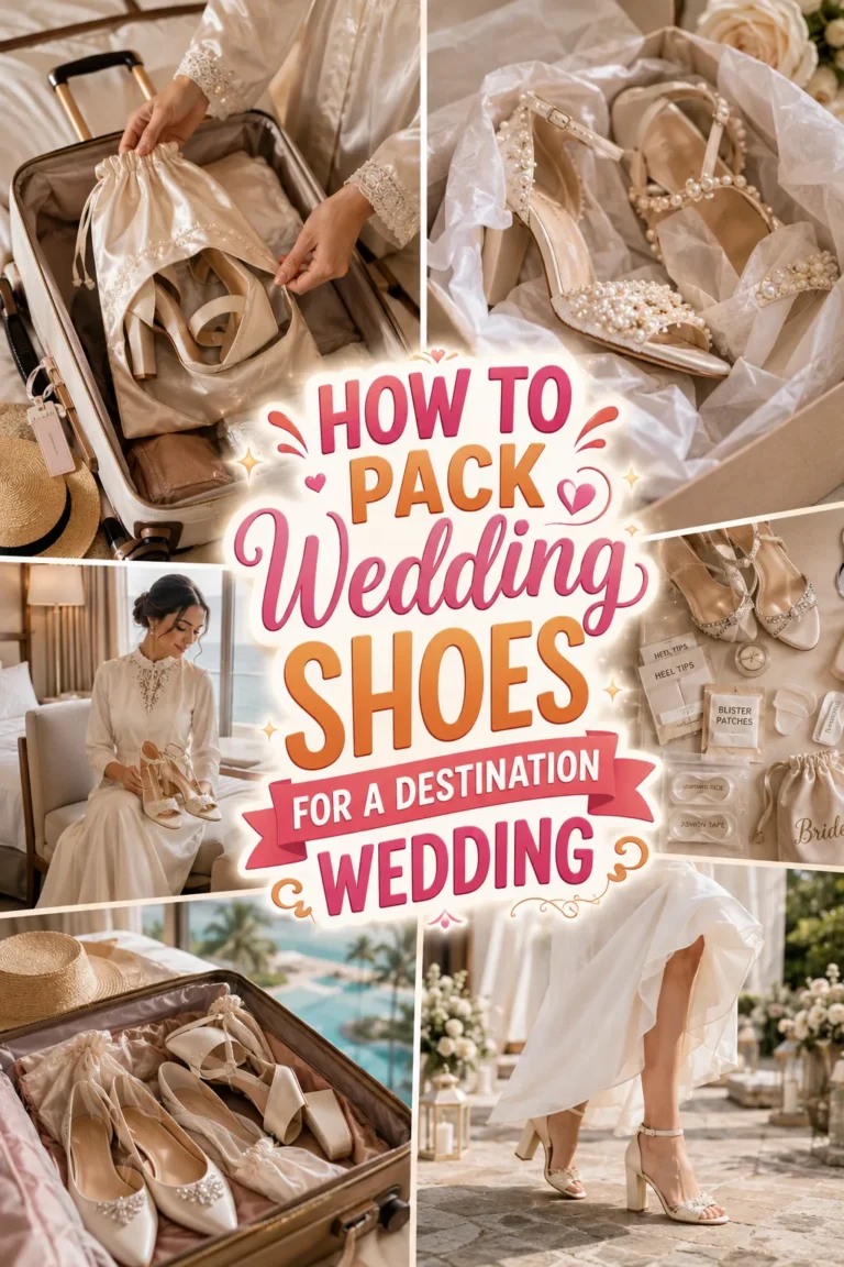 How to Pack Wedding Shoes for a Destination Wedding