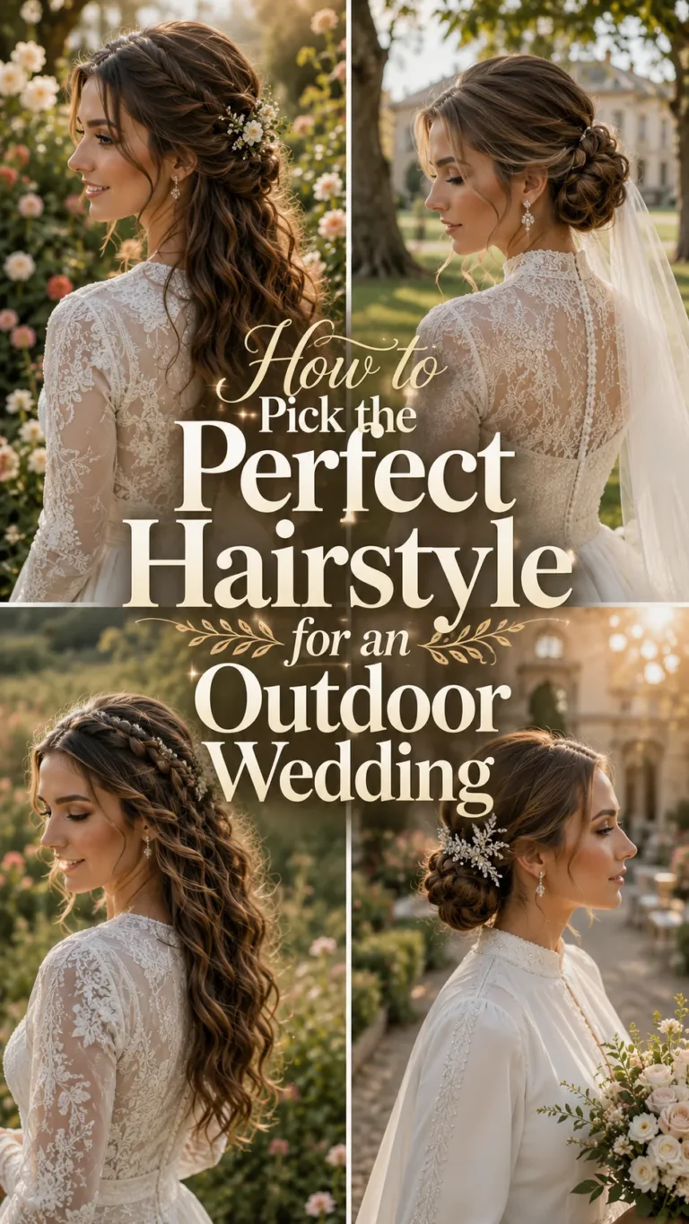 How to Pick the Perfect Hairstyle for an Outdoor Wedding