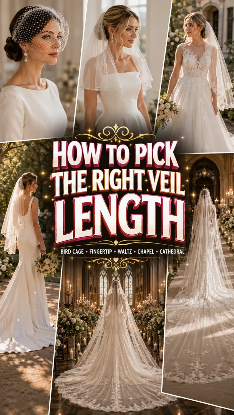 How to Pick the Right Veil Length for Your Wedding Dress