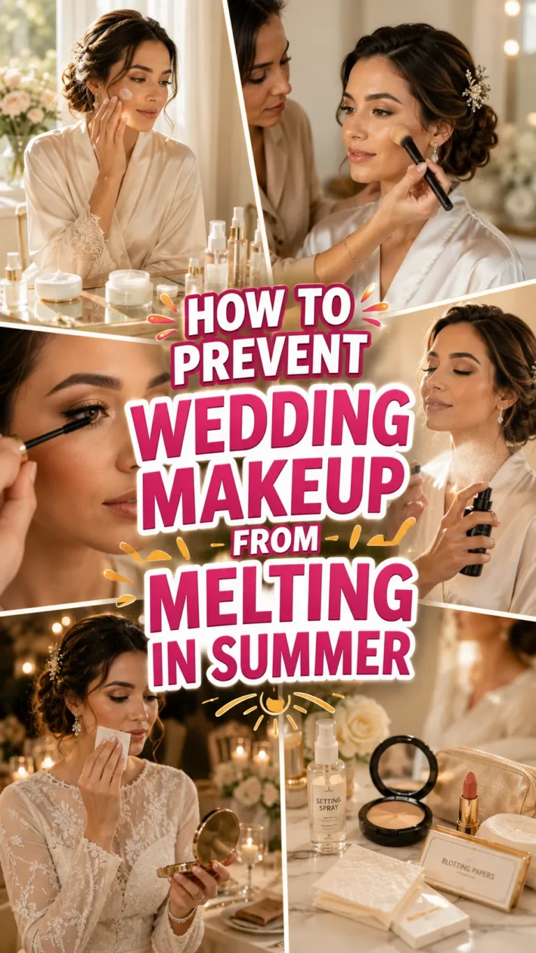 How to Prevent Wedding Makeup From Melting in Summer