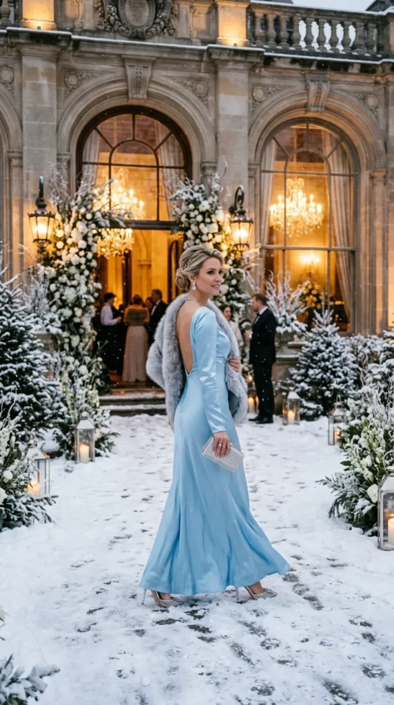 Ice Blue & Silver for Winter Weddings