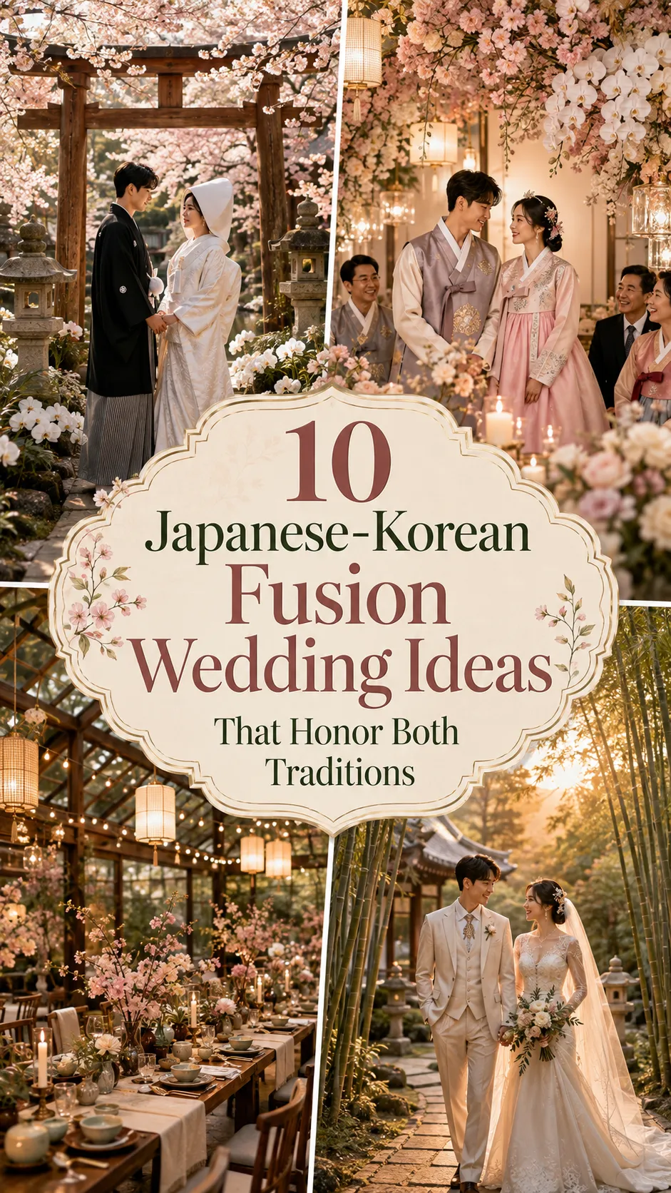 Japanese-Korean Fusion Wedding Ideas That Honor Both Traditions