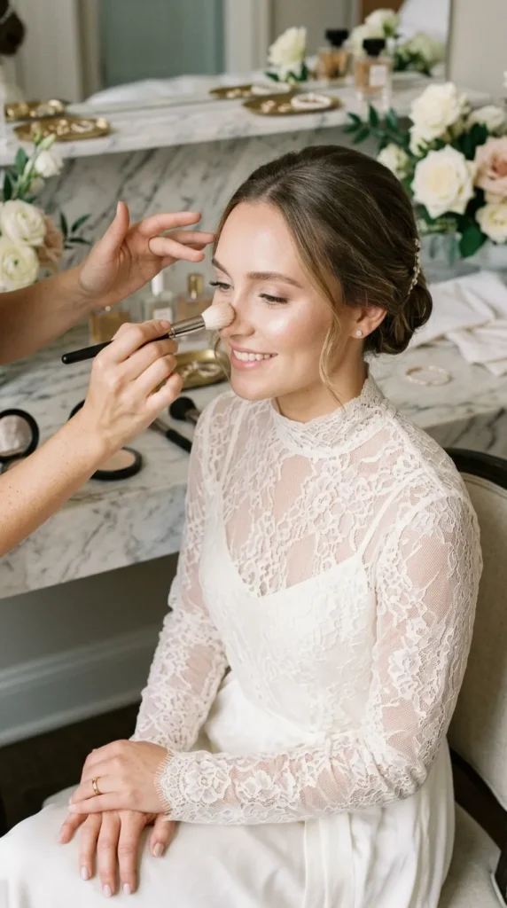 Keep Powder Limited to Shine-Prone Areas