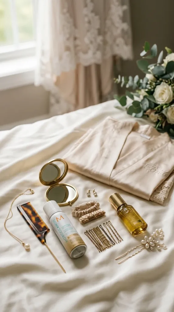 Keep a Small Bridal Hair Emergency Kit