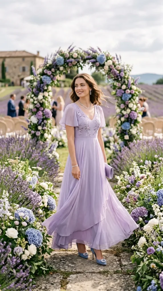 Lavender & Dusty Blue for Romantic Outdoor Weddings