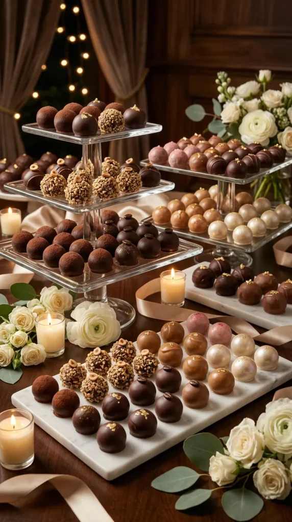 Luxury Chocolate Truffle Display