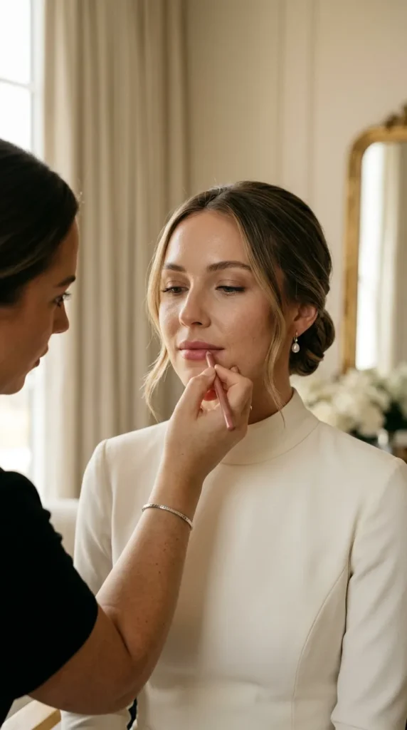 Finish With a Softly Defined Lip