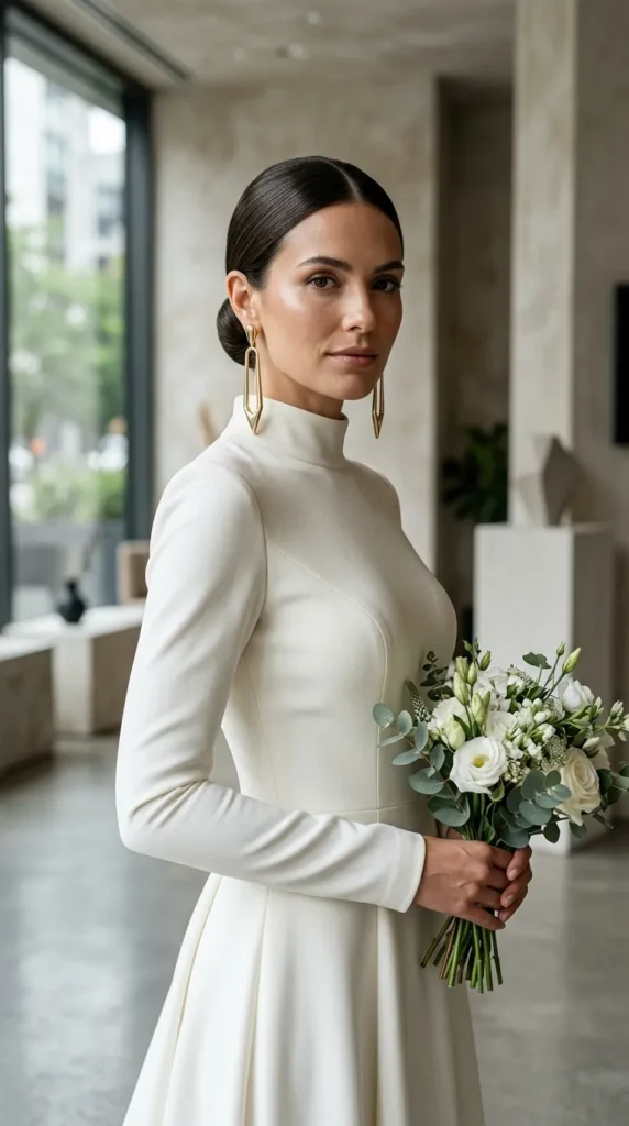 Match a Sleek Bun With a Sculptural Jewelry Moment