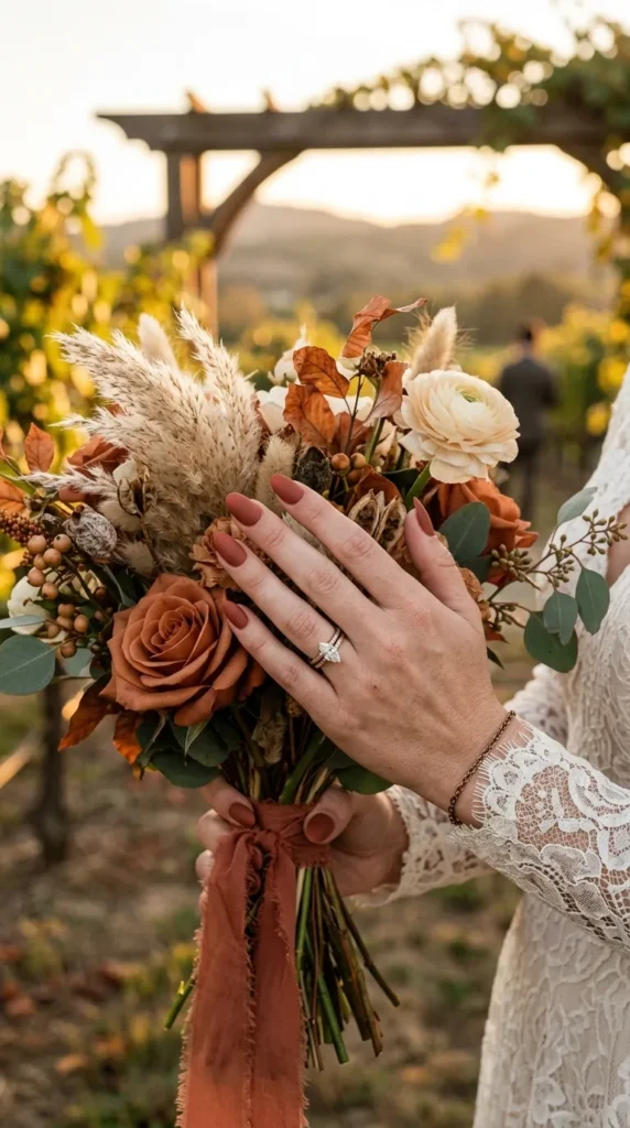Matte Terracotta Nails