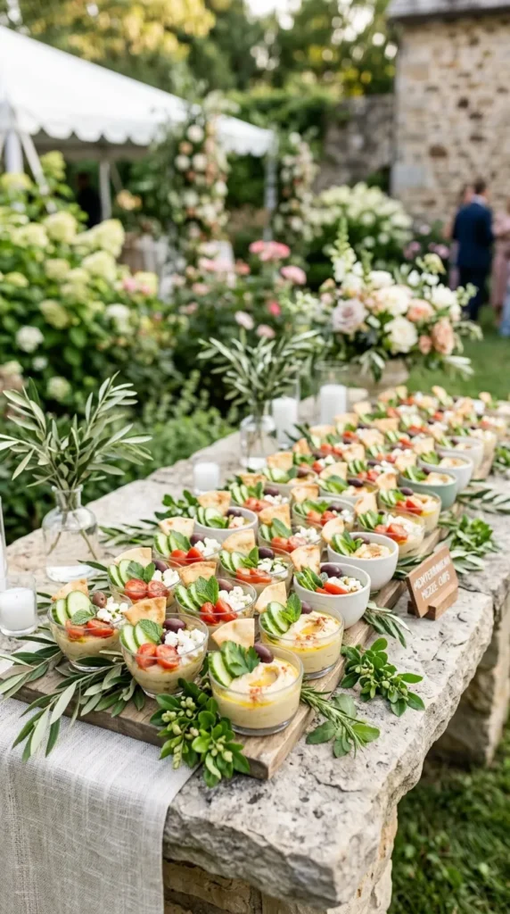 Mediterranean Mezze Cups