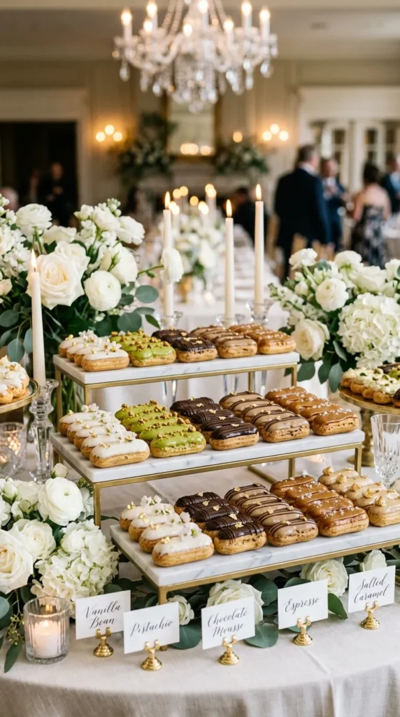 Mini Eclairs with Gourmet Fillings
