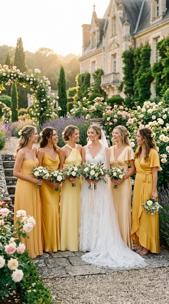 Mixed Yellow Shades for Dimension