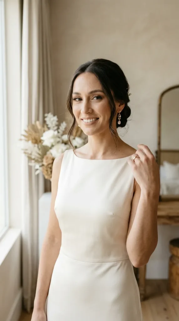 Monochromatic Beige Bridal Makeup