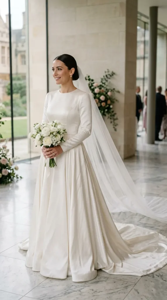 Pair It With a Sleek Bridal Bun