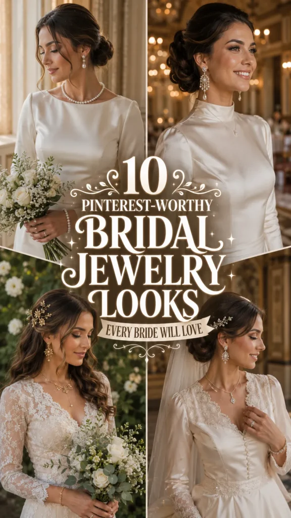 Pinterest-Worthy Bridal Jewelry Looks Every Bride Will Love