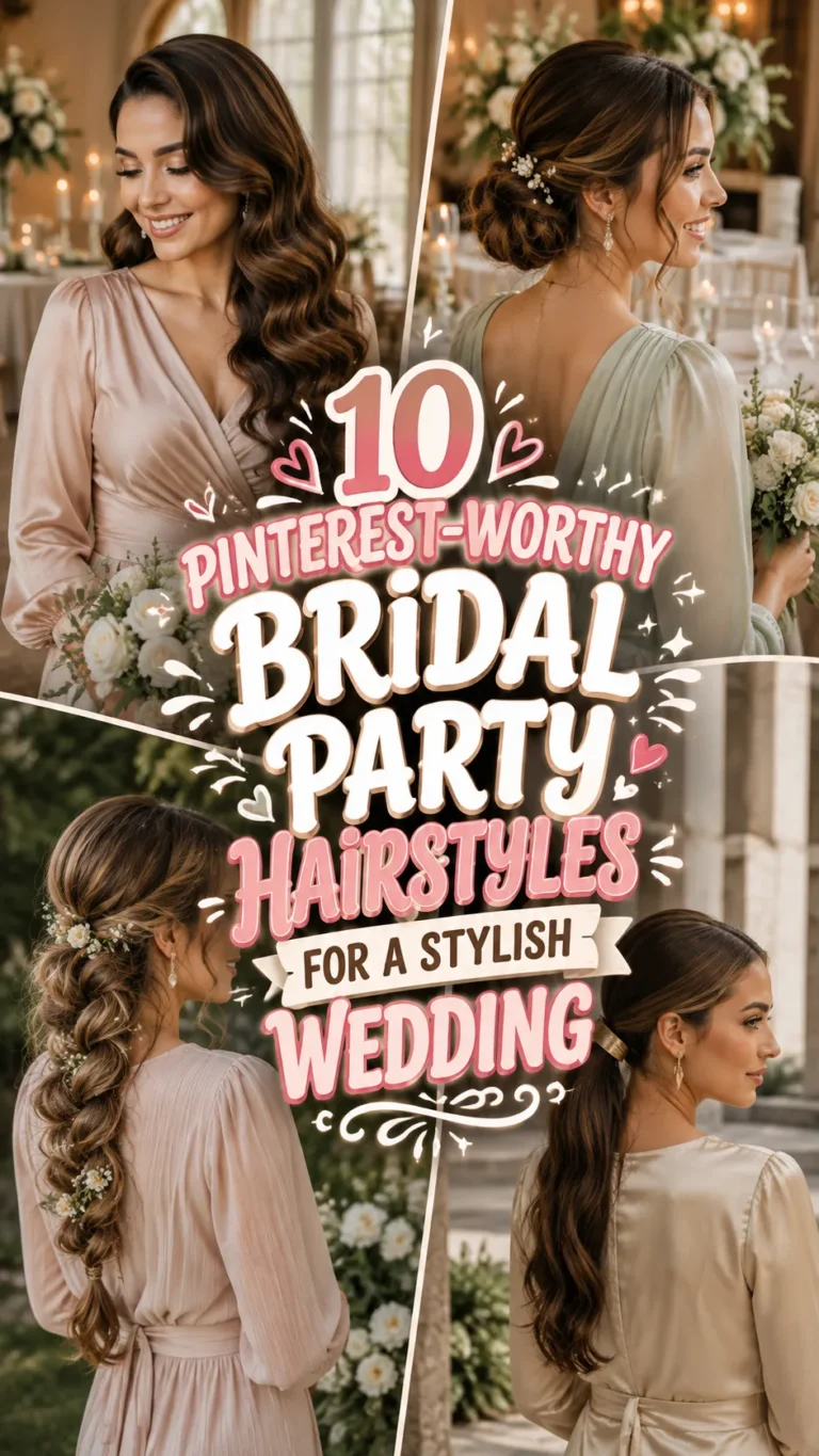 Pinterest-Worthy Bridal Party Hairstyles for a Stylish Wedding