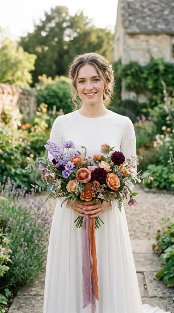 Purple & Orange Bouquet