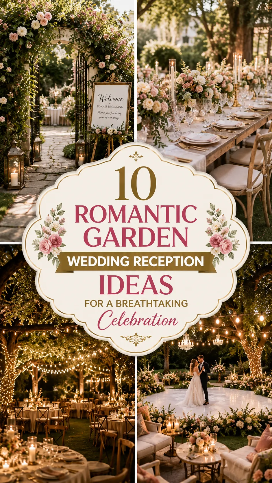Romantic Garden Wedding Reception Ideas for a Breathtaking Celebration