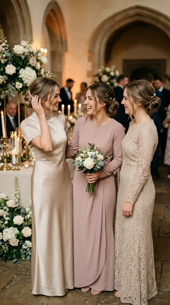 Romantic Low Buns With Face-Framing Pieces
