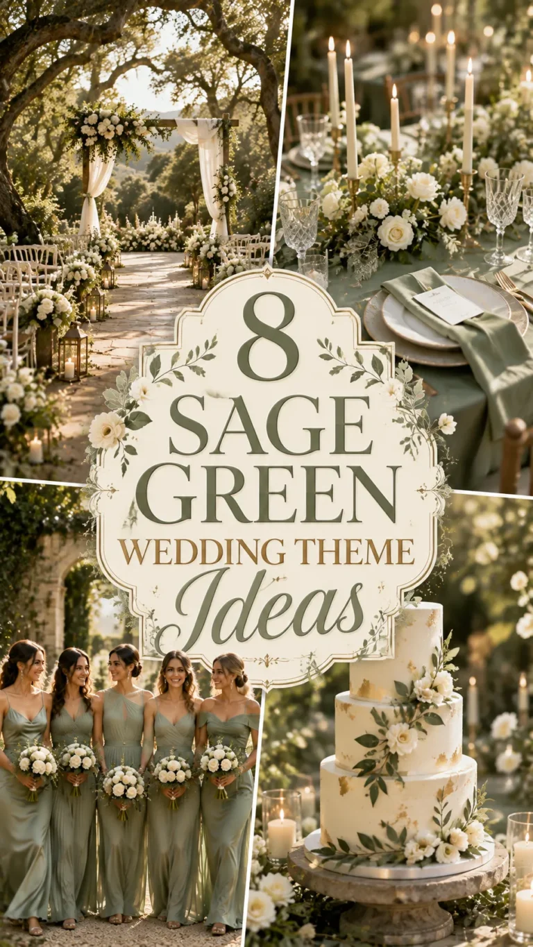 Sage Green Wedding Theme Ideas for a Naturally Beautiful Celebration