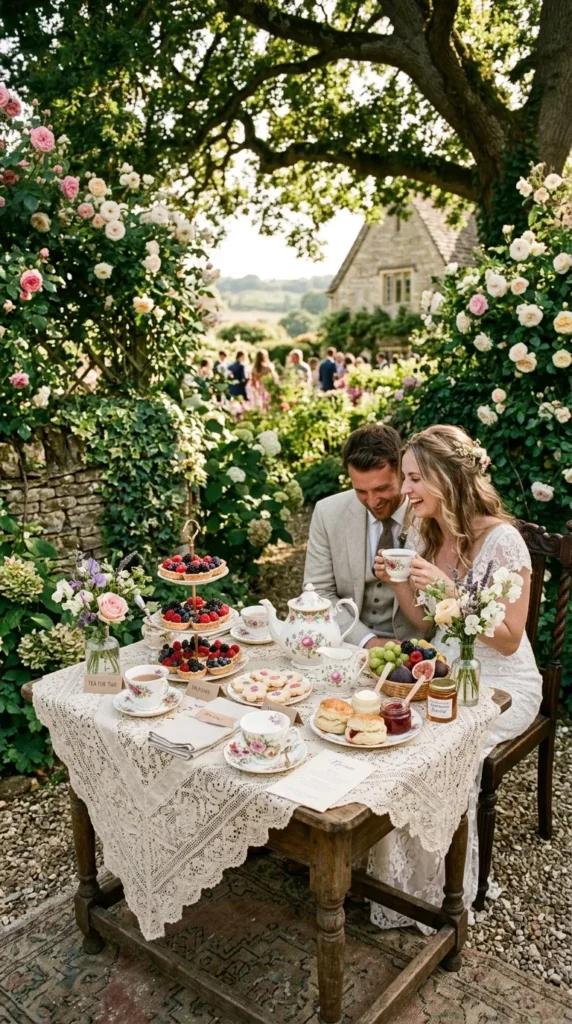 Set Up a Charming Outdoor Tea Table
