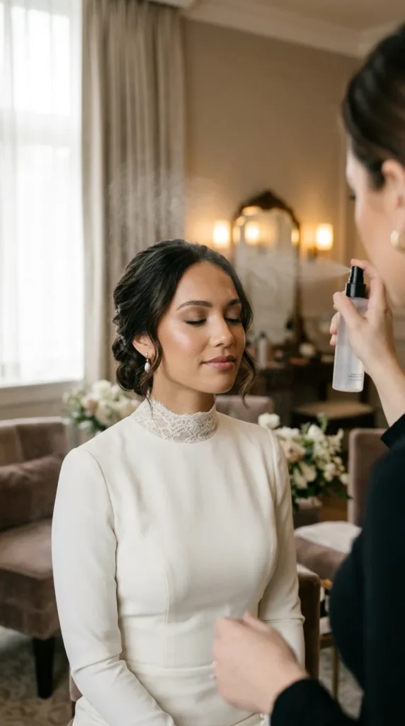 Set the Makeup While Preserving Its Natural Finish