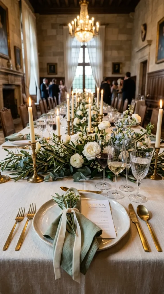 Style Elegant Reception Tables