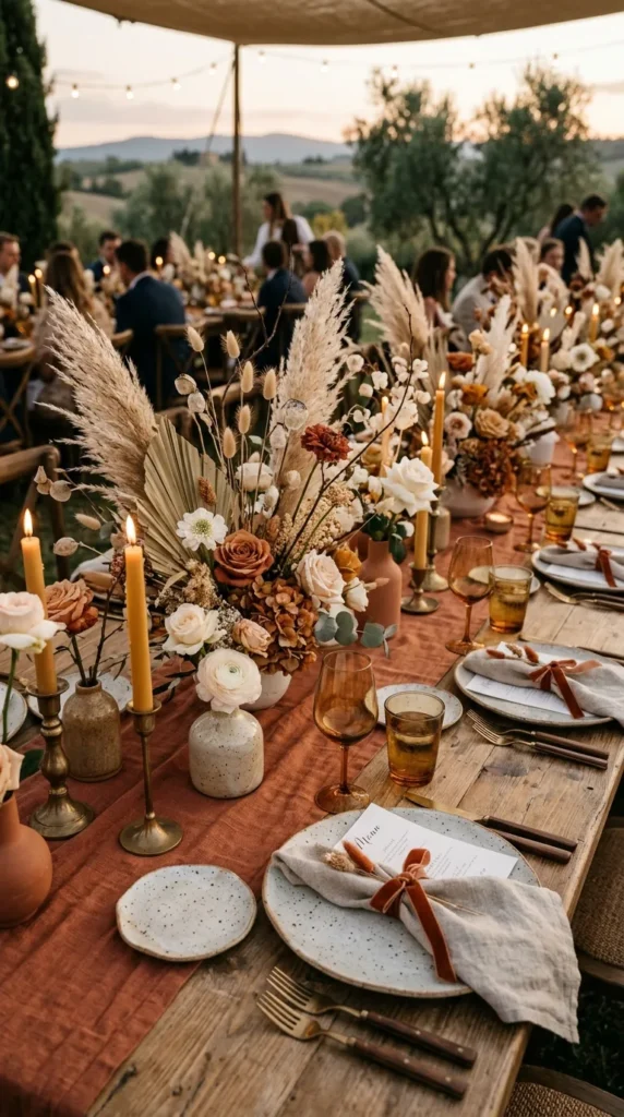 Style the Reception with Dried Florals