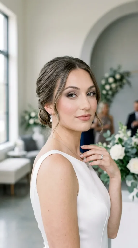 Taupe Eyes With Soft Pink-Neutral Lips