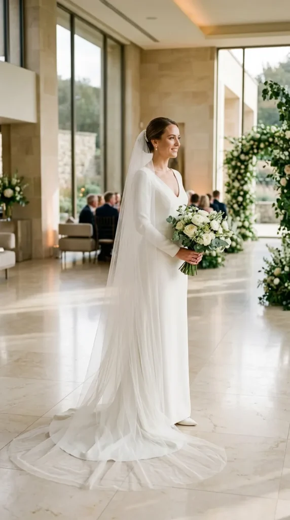 Try a Floor-Length Veil